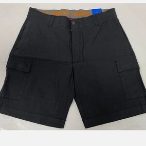 Wearfirst Men’s Classic Fit Stretch Lightweight Cargo Short Black